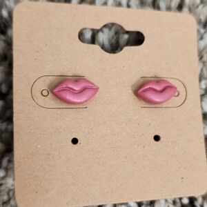 Free w/ Purchase Lips Stud Earrings